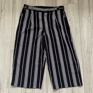 Addition Elle Striped Wide Leg Trouser - 1X